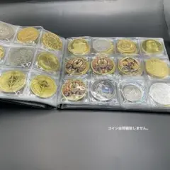 300 ポケットコインコレクションアルバム - 豪華なフェイクレザーストレージ