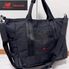 極美品✨ブリーフィングxニューバランス コラボ 2way トートバッグ 黒 通勤