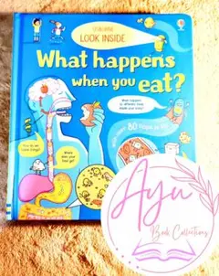 Usborne What happen when you eat? 英語絵本洋書