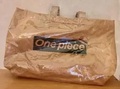 ONE PIECE pvc box logo tote bag トートバッグ