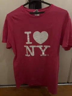 I ❤️ NY ピンク Tシャツ