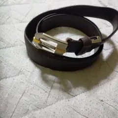 Christian Dior ブラウン メンズレザーベルト