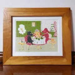 限定品　カレルチャペック紅茶点　山田詩子　シルクスクリーン　額装品 カレルチャペック紅茶店 / 山田詩子氏シルクスクリーンの通販 by