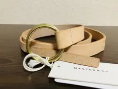 【新品】別注ジャーナルスタンダード　master＆co レザーベルト　ナチュラル