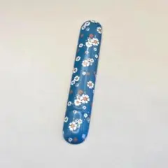 1iqos アイコス イルマ 専用 ドアカバー 花 ブルー 青 カスタム