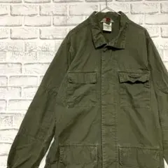 カーハート!ビンテージミリタリージャケット!カーキ系 M 14