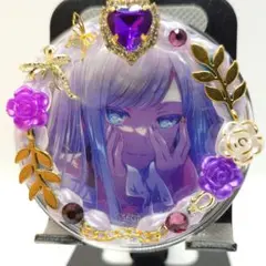 プロセカ　宵崎奏　グリッター缶バッジ【プロジェクトセカイ】