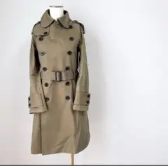 美品カーキSWANLAKEスワンレイクCircular trench coat