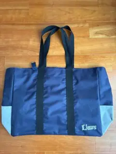 Lions トートバッグ 大容量 ネイビー