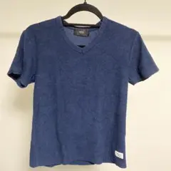 AZUL ネイビー Tシャツ Sサイズ タオル生地