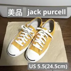 jack purcell ジャックパーセル イエロー　US5.5 24.5cm