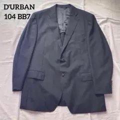 D'URBAN ダーバン メンズ ジャケット 黒 ビジネス 大きいサイズ