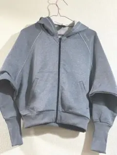 Reebok フード付きジャケット(ブルー グレー)