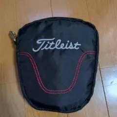 Titleist ゴルフポーチ 黒 赤