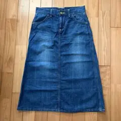 Wrangler chocol raffine デニムロングスカート