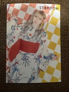 星来芽依 スターダム ランダム浴衣ブロマイド L版 ローソン STARDOM