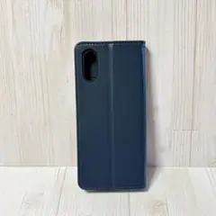 ⭐️Xperia5 V エクスぺリア 5 V カバー 手帳型ケース ダークブルー