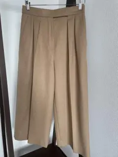 【極美品】MaxMara ワイドクロップドパンツ 42
