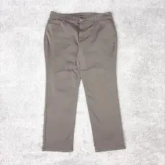 カジュアルパンツ　大きいサイズ　4L コットン混合　ライトブラウン　4ポケット