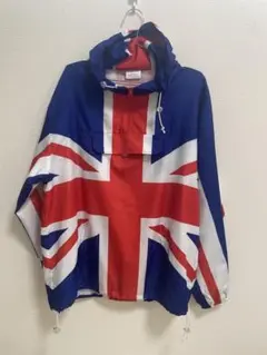 US古着　イギリス国旗デザイン　ナイロンジャケット