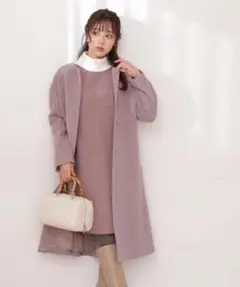 PROPORTION BODYDRESSING ノーカラーコート
