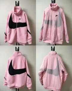 NIKE/ナイキ/フルジップリバーシブルボアシェルパジャケット/ビッグスウッシュ
