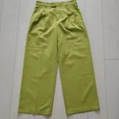GU ライトグリーン スラックス