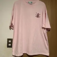 なおにゃん 刺繍ピンクTシャツ キーホルダー付き 新品未使用 大きめサイズ
