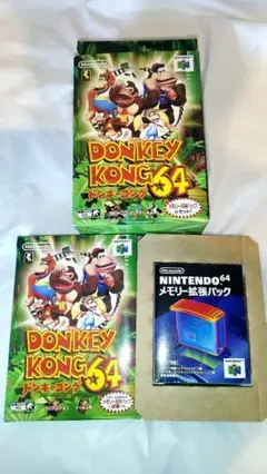 【N64】メモリー拡張パック同梱 ドンキーコング64