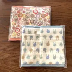 【新品未開封】SUCK COVER よだれカバー うさぎ柄 花柄　2個セット