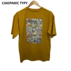 チャオパニックティピー　トム&ジェリー　バックプリント　Tシャツ　イエロー　半袖