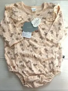 新品　futafuta ウサギ　ロンパース　カバーオール　女の子　あったか　70