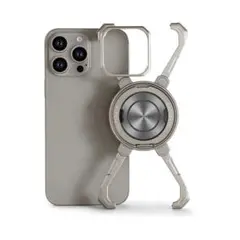 OATSBASF iPhone16ProMaxケース フレームレス 天然チタン