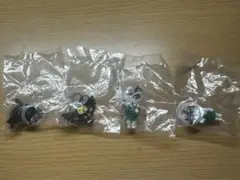 おばけうさぎ　目じるしキーホルダー　4点セット