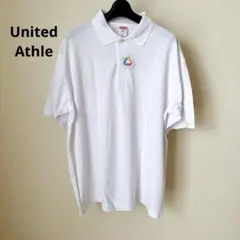 【新品】ユナイテッドアスレ　メンズポロシャツ　大きいサイズ　XXL 白　速乾