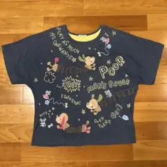 rough ラフ 立体刺繍ありオーバーサイズtシャツ