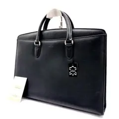 【未使用級】Aquascutum アクアスキュータム ブリーフケース ブラック