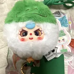 ベイビースリーカエル顔ぬいぐるみマスコット 携帯スマホストラップ