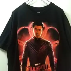 マーベル CHANG-CHI 映画 ムービー Tシャツ ブラック 黒 L 古着