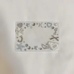 トレカケース　硬貨ケース　デコ　ハンドメイド　横