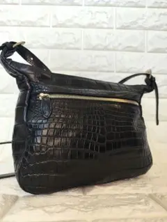 ☆値下げ交渉OK 極美品☆ クロコダイル ショルダーバッグ ボディバッグ