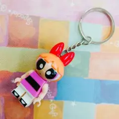 ブロッサム★パワーパフガールズ★ブロックキーホルダー★アメキャラ