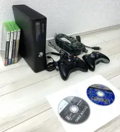 【動作品】Xbox360S（250G） 本体 コントローラ×2 ソフト×6 格安