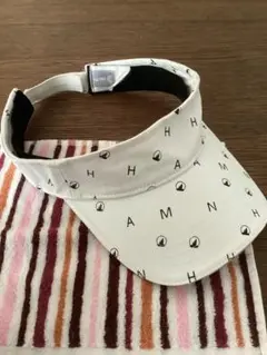 HONMA バイザー ホワイト ロゴ入り