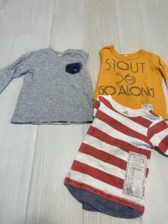 サイズ80 長袖Tシャツ　3点セット①