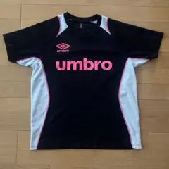 umbro Tシャツ Lサイズ 黒/ピンク