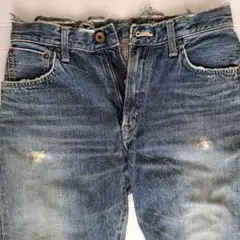 EDWIN505S　ダメージジーンズ