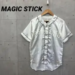 MAGIC STICK マジックスティック ベースボールシャツ メンズ M 白