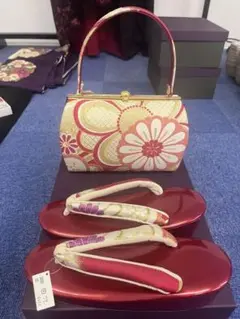 【大特価】 振袖　草履バック　フリーサイズ