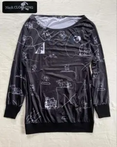ニーアクロージング　NieR CLOTHING 長袖キャラクターTシャツ